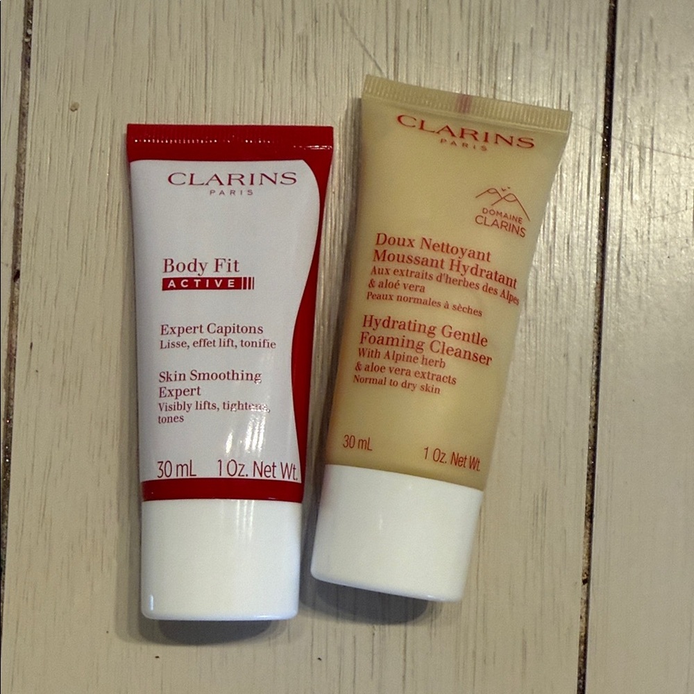 Clarins Red and Cream Skincare Duo